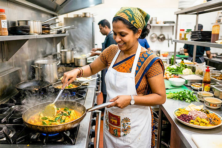 スリランカ出身の労働者