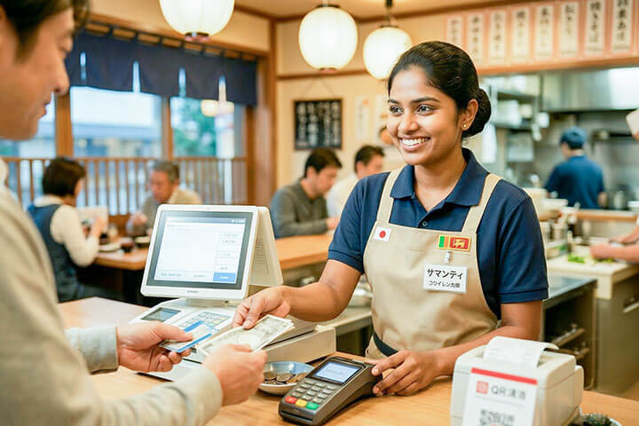 スリランカ出身の労働者